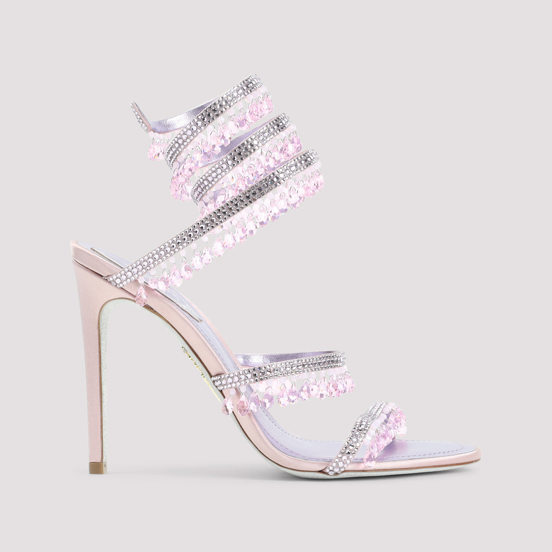 Rene` Caovilla Sandals - Pink & Purple | 54cded613e4d143bd88342b6448f4a4ba28ad150