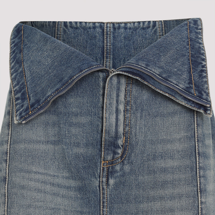 Alexander Mcqueen Midi skirts - Blue | 4b8bae330b3b8f23480925e64e730989dcf039b8