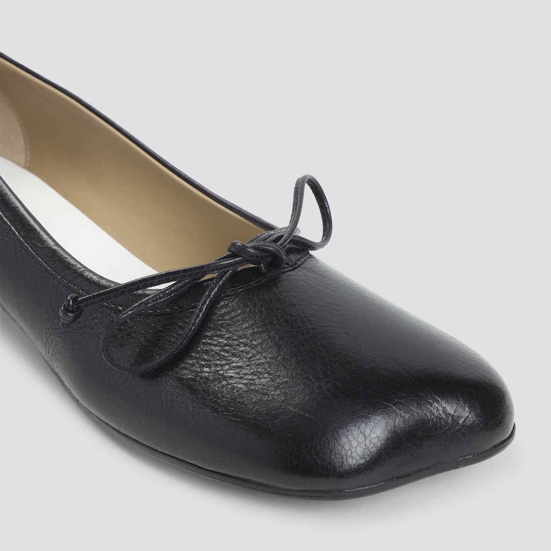 Mm6 Maison Margiela Ballerinas - Black | 2839950c95941b7616a1e8e2674c7114c25bd462