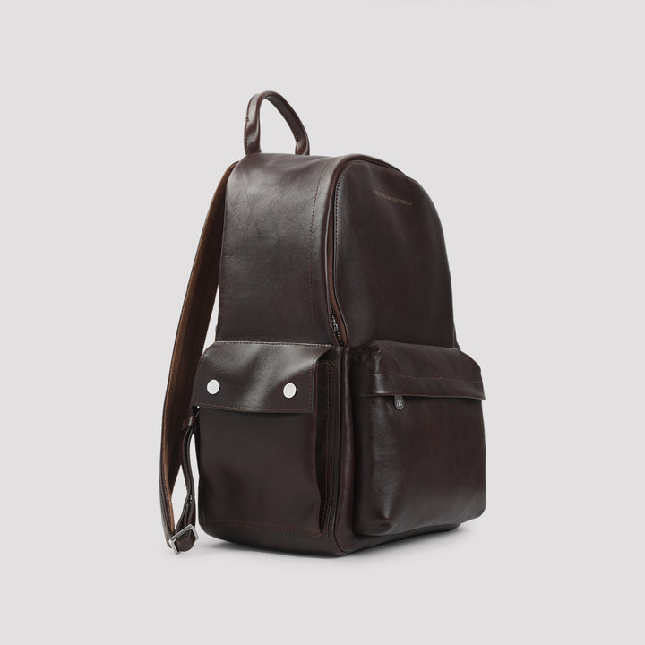 Brunello Cucinelli Backpacks & Travels - Brown | 27938b6b343a04a39403f4d50a585c4c5bf9d75c