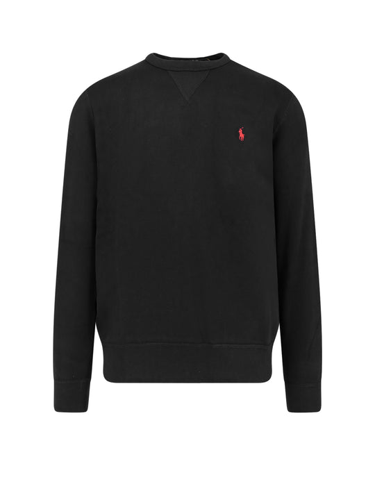 Cotton Blend Sweater With Logo