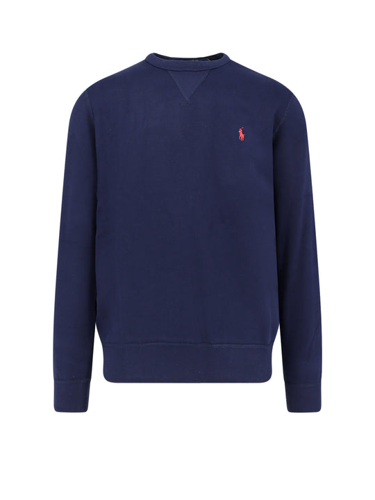 Cotton Blend Sweater With Logo