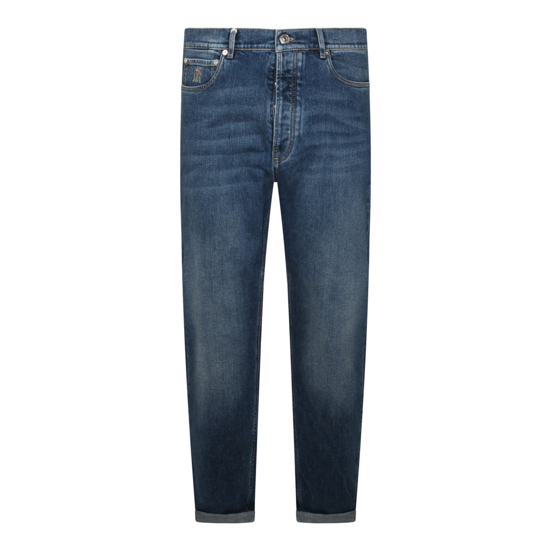 Brunello Cucinelli Jeans - MED BLUE | 27c58368791f6d903162c7411f0f52d075c43644