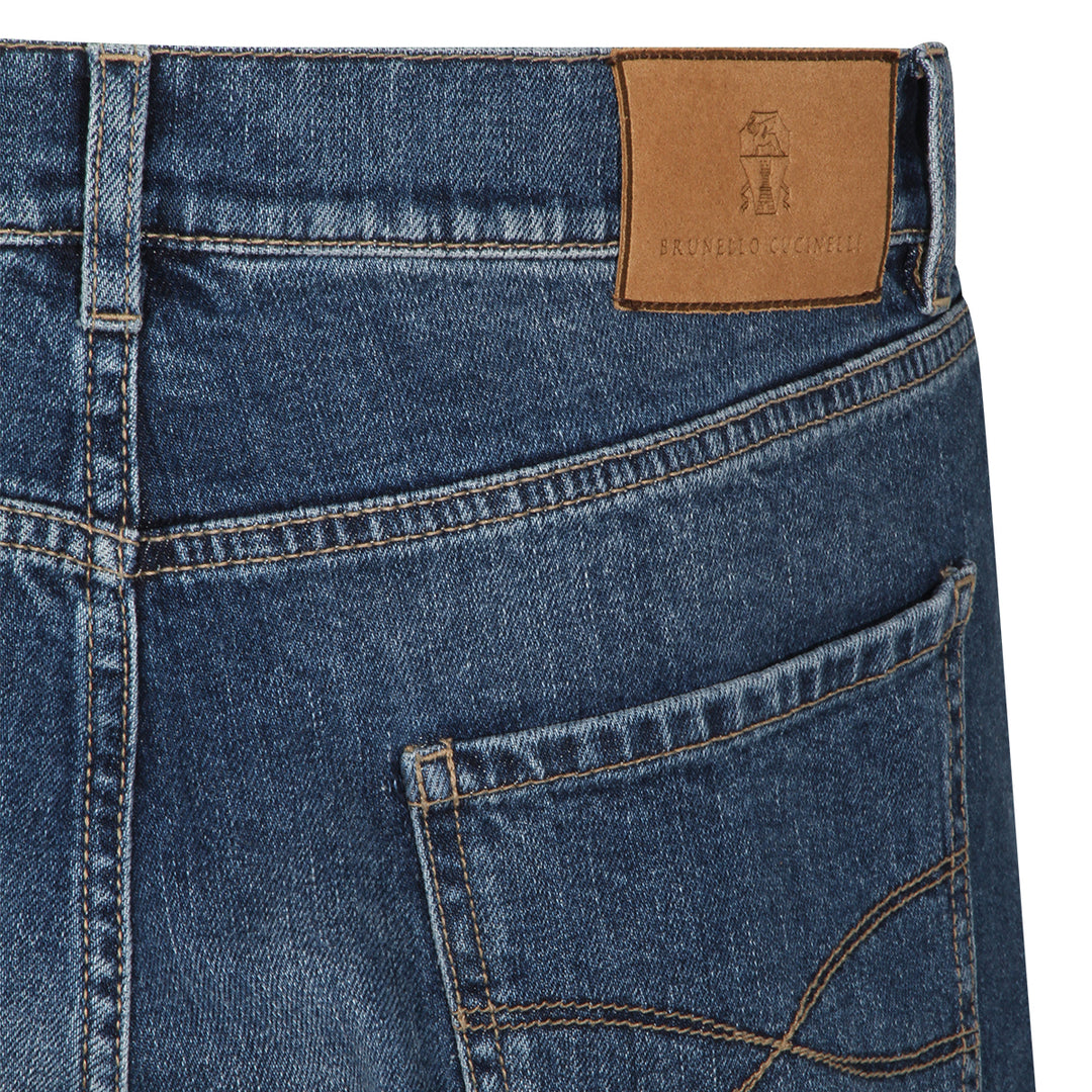 Brunello Cucinelli Jeans - MED BLUE | 24fb903566682cdd596da3924de0dcead64419e6
