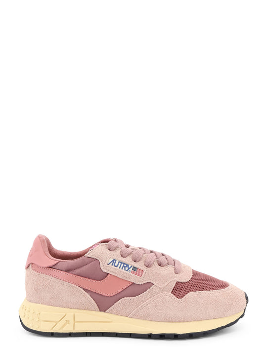 Reelwind Low Mesh And Suede Sneakers With Side Logo