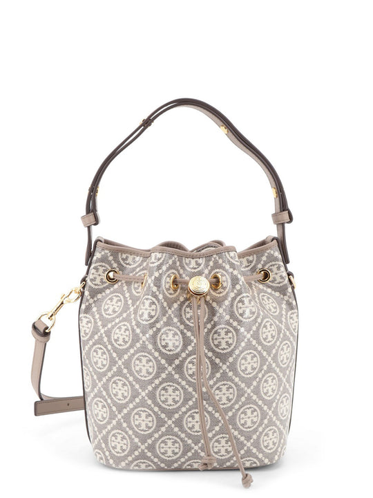 T Monogram Coated Canvas Bucket Bag