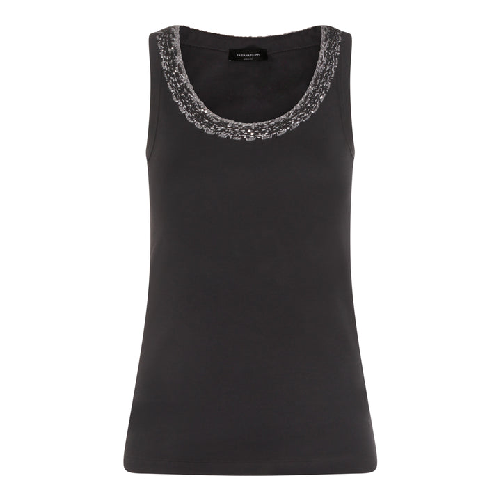 Fabiana Filippi Top - Blue and green | 679657ba49df2cc5a8b8fc14884ba06e6685e8d0