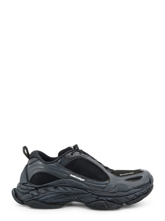 Triple S.2 Gradient Mesh Sneakers With Used-Effect Nylon Inserts