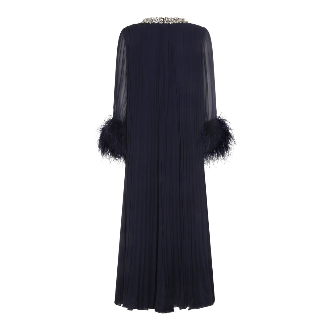 Self-Portrait Dresses - Blue and green | 4b396819833598d274cc2a887767657ec972e7e7