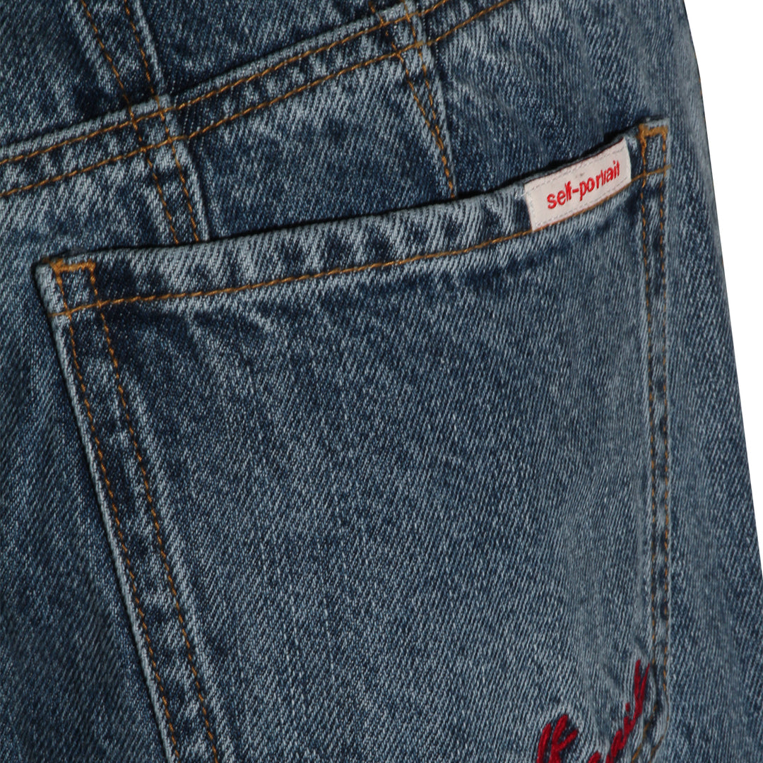 Self-Portrait Jeans - Blue and green | 0801c79cb3c379719bbdca33060300355bc5c26e