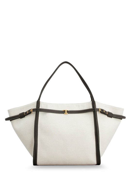 Tim Canvas And Leather Medium Shopping Bag