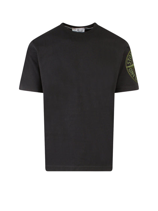 Cotton T-Shirt With Logo Embroidery
