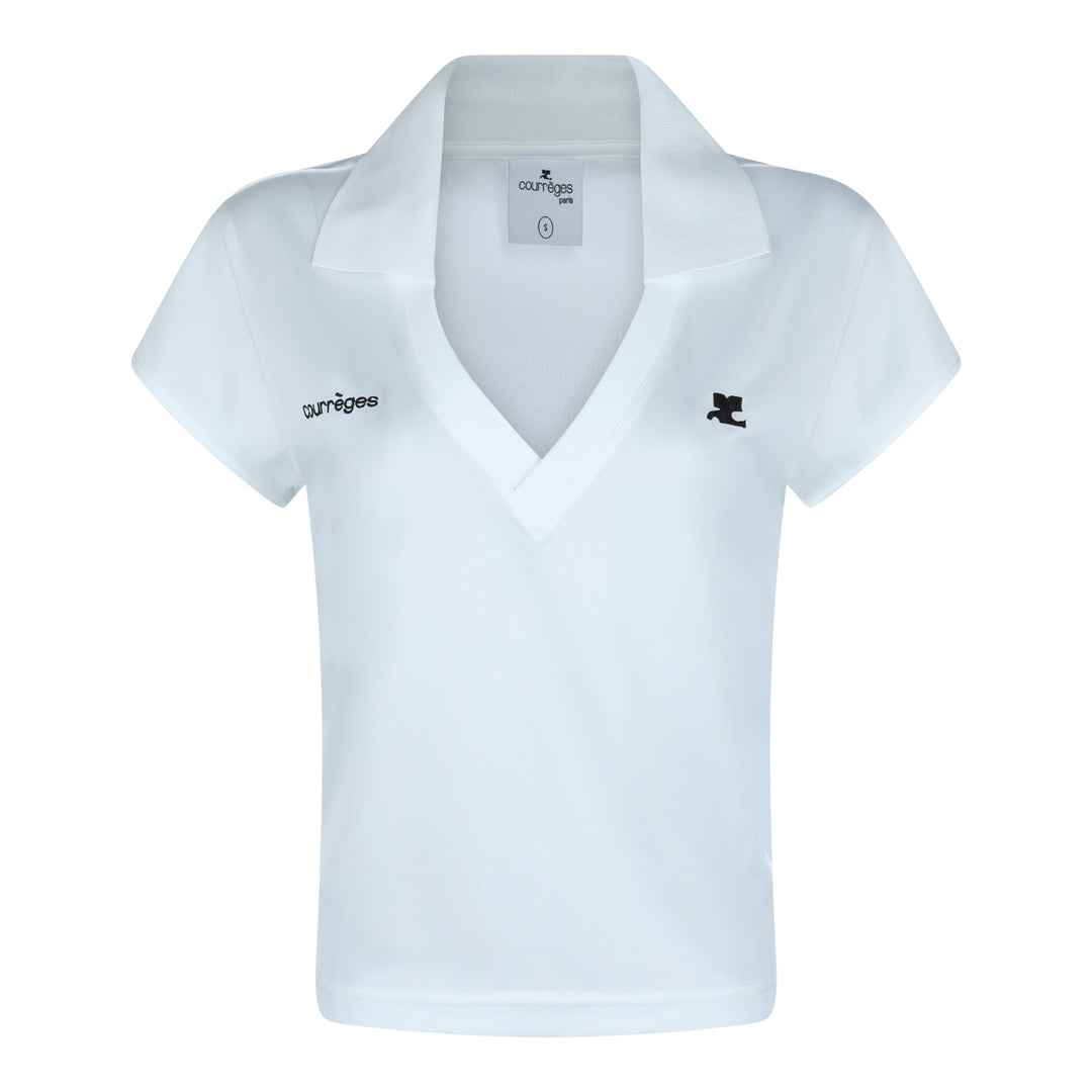 Courreges T-shirts and Polos - HERITAGE WHITE/BLACK | ac2cf7ba504bedb30903ba6e6888f2247c3ae87c