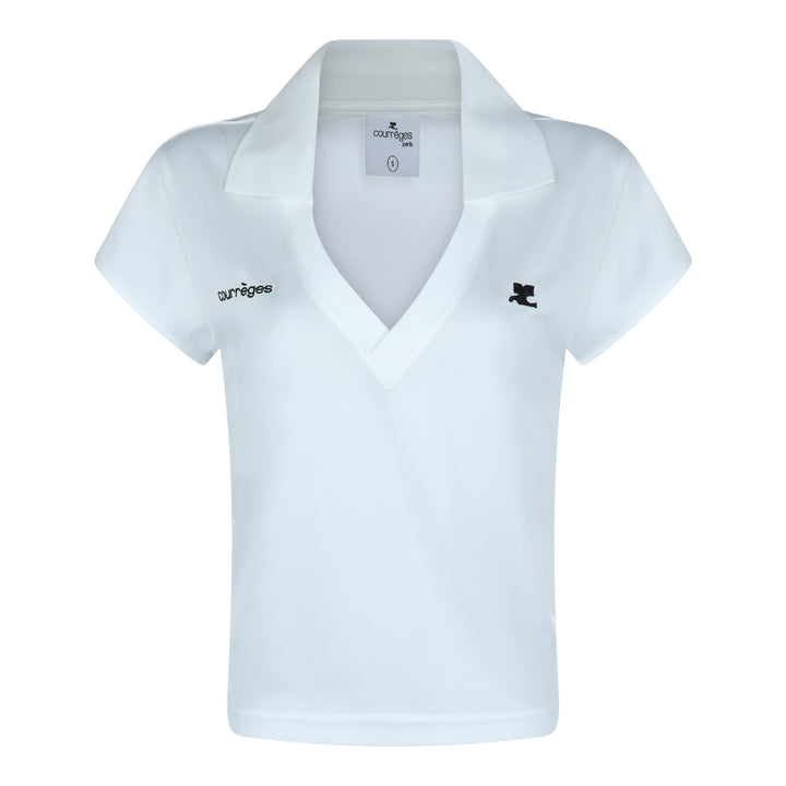 Courreges T-shirts and Polos - HERITAGE WHITE/BLACK | ac2cf7ba504bedb30903ba6e6888f2247c3ae87c