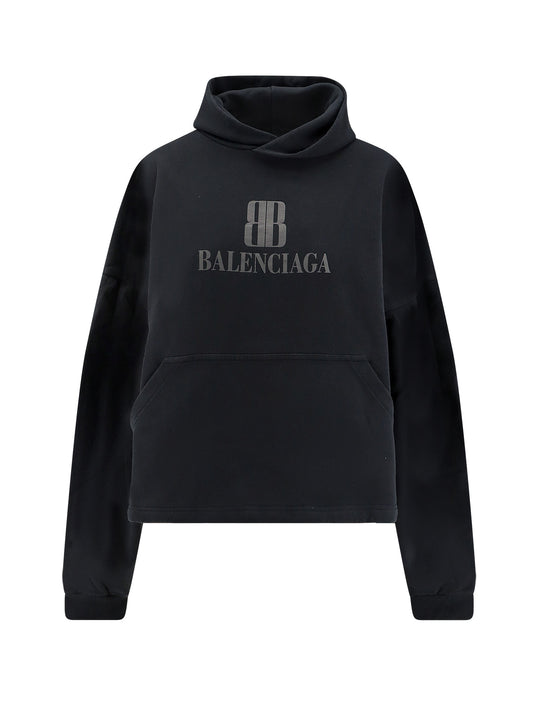 Cropped Cotton Sweatshirt