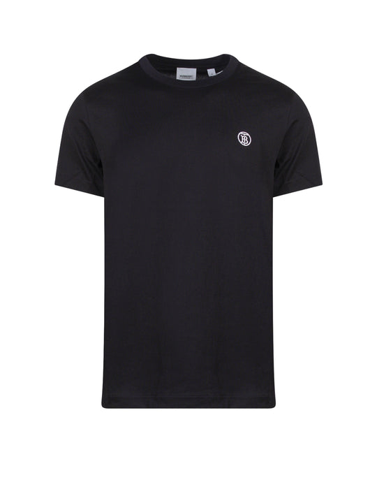 Cotton T-Shirt With Embroidered Logo