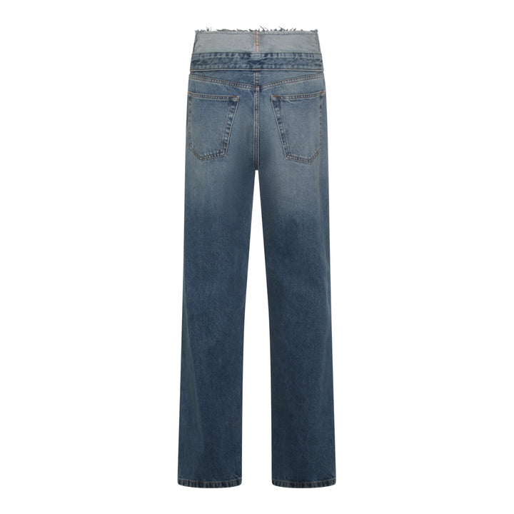 Mm6 Maison Margiela Jeans - Blue and green | 8e86b1d2ea1c0f8572af2e66f5626c767a0144a1