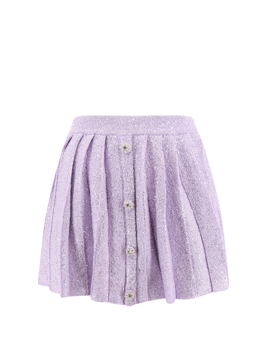 Skirt With All-Over Sequins
