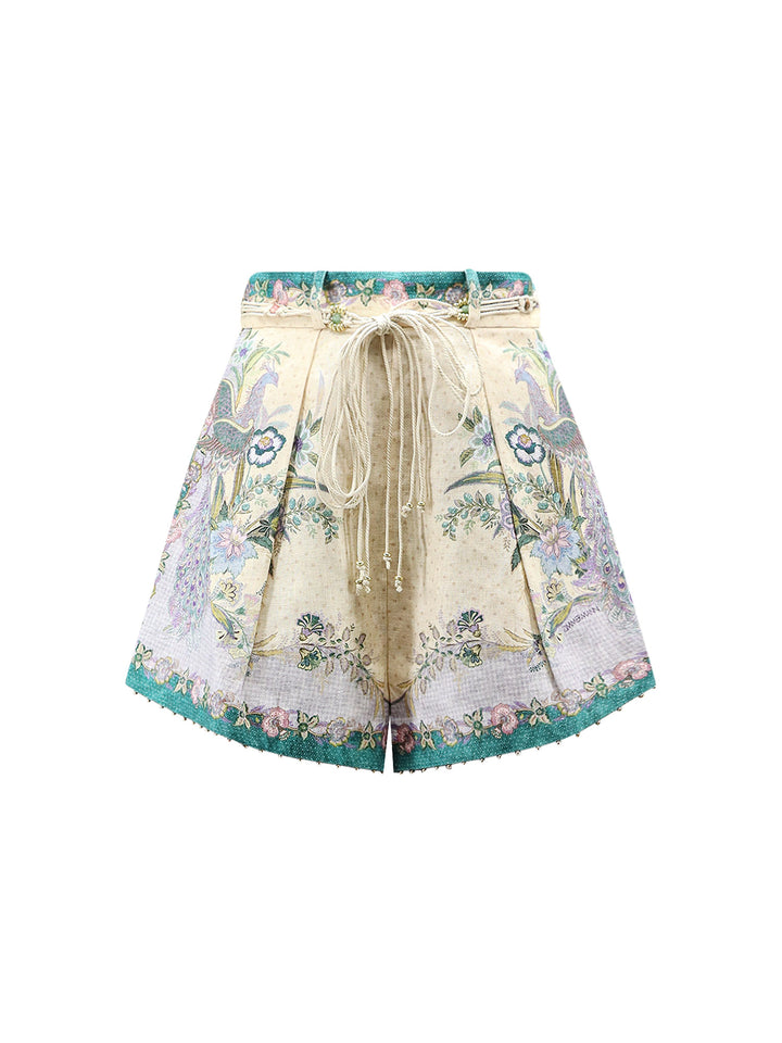 Zimmermann Shorts - Cream Floral | 15a6e4fc9899e899f1e0c89ac4401893fa0ccd1a