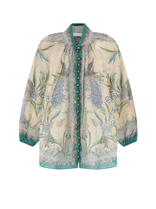 Indra Cotton And Silk Shirt