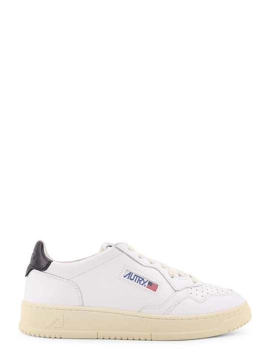 Medalist Low Leather Sneakers With Side Logo