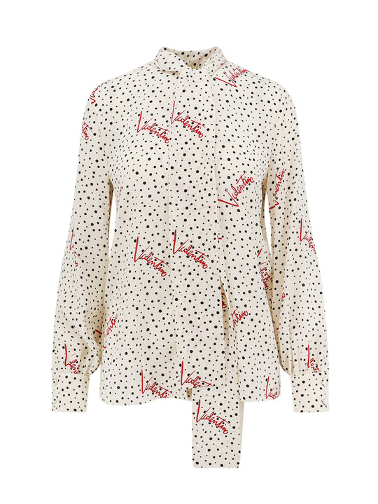 Bollicine Plusdepois Crepe De Chine Shirt
