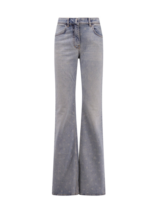 Flared Light Blue Jeans