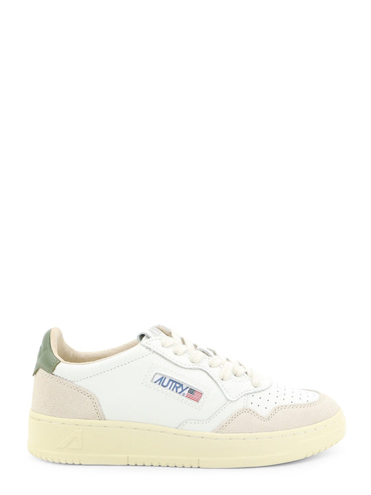 Medalist Low Leather Sneakers With Side Logo