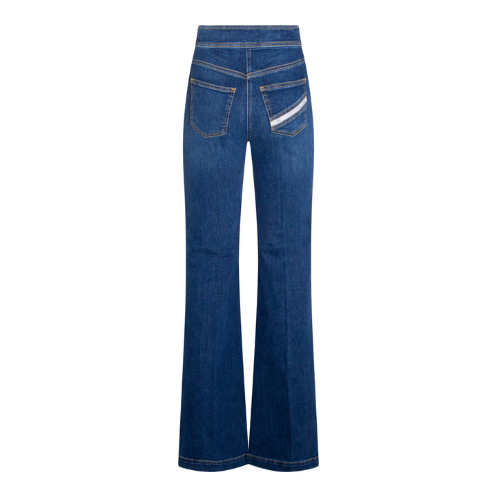 Elisabetta Franchi Jeans - Blue and green | 667226474c7dd068b01944f4ba086d893c52ff0c