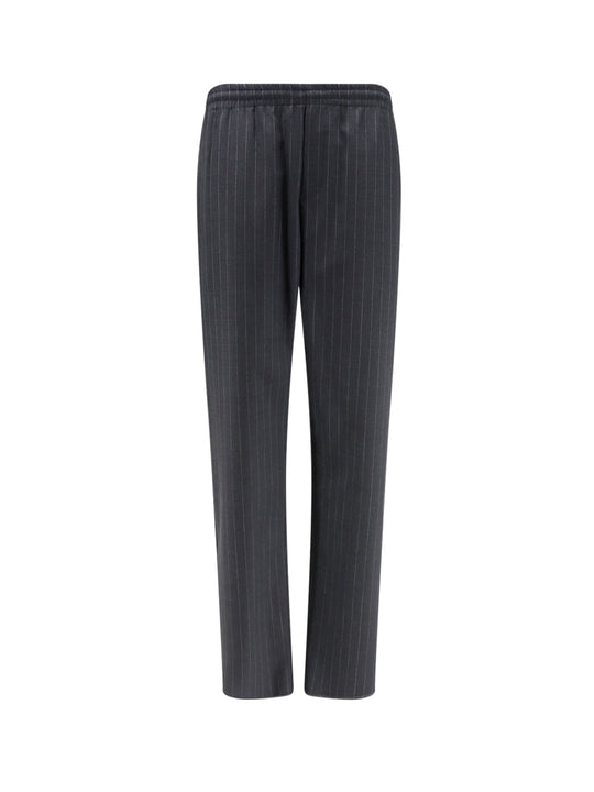 Wool Trousers With Drawstring