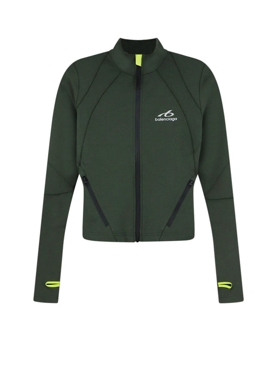 Fitted Zip-Up Sweatshirt