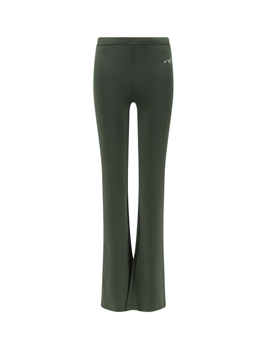 Techwear Flared Technical Fabric Leggings