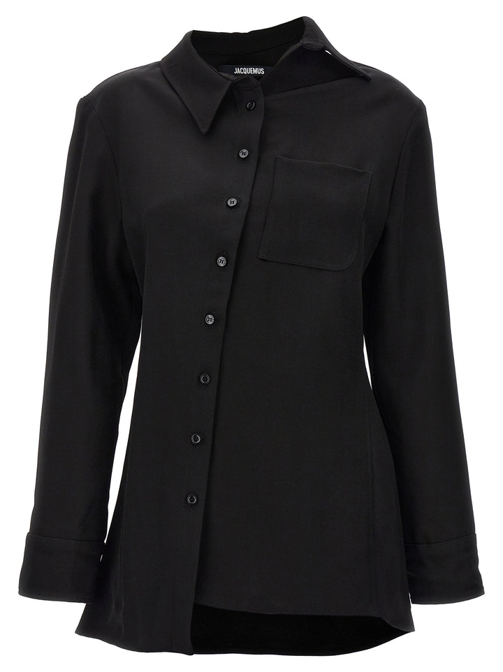 Jacquemus La Chemise Pablo Shirt and Blouse - Black | db8c7d8c32d84340c8a160964807f9b5eaf530fe