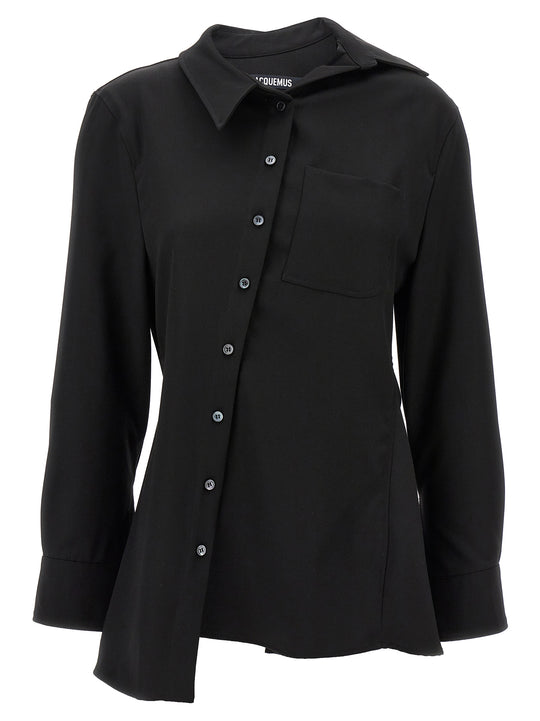 La Chemise Pablo Shirt And Blouse Black
