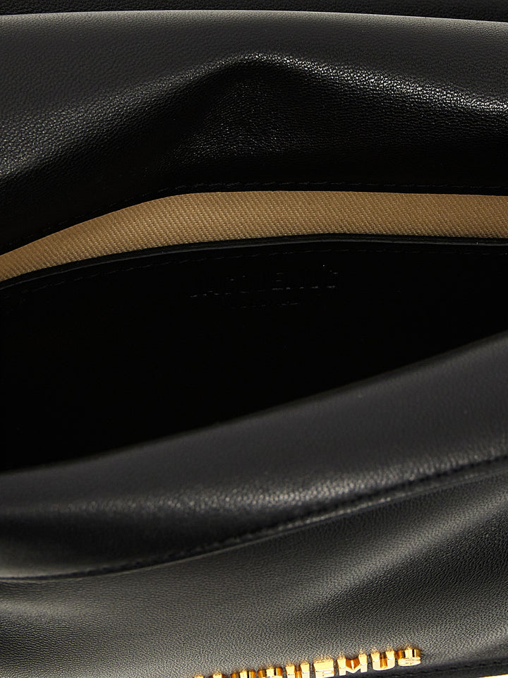 Jacquemus La Petite Pochette Rond Carré Clutch - Black | a30b2f3ba20eeaf69470411e5918145f43d76dba