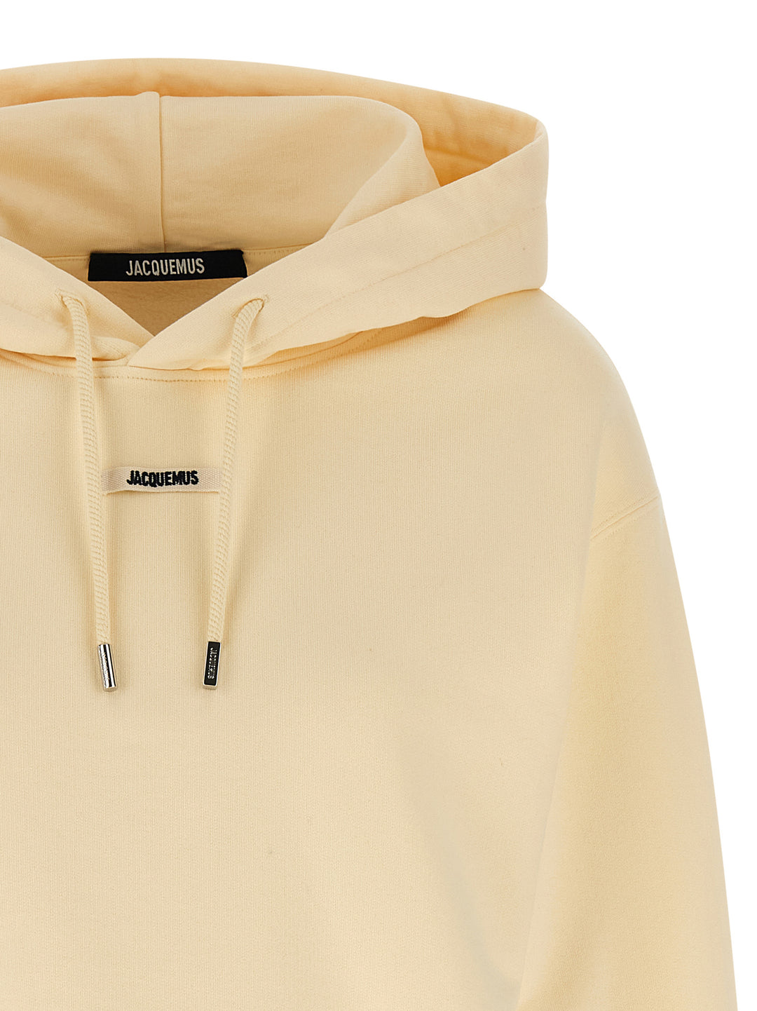 Jacquemus Le Hoodie Gros-Grain Sweatshirt - Beige | aa41343642073e5c3c1bdc33d732934a8426257a