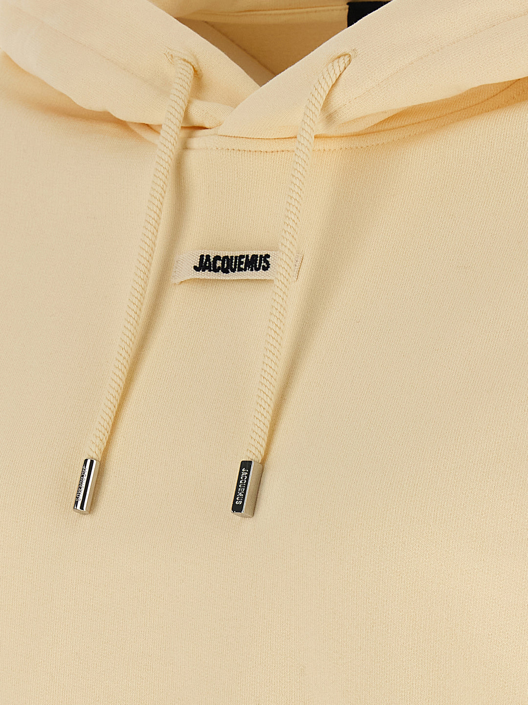 Jacquemus Le Hoodie Gros-Grain Sweatshirt - Beige | 339896879d949e5276877afa08711e639f6af925