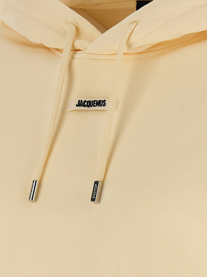 Jacquemus Le Hoodie Gros-Grain Sweatshirt - Beige | 339896879d949e5276877afa08711e639f6af925