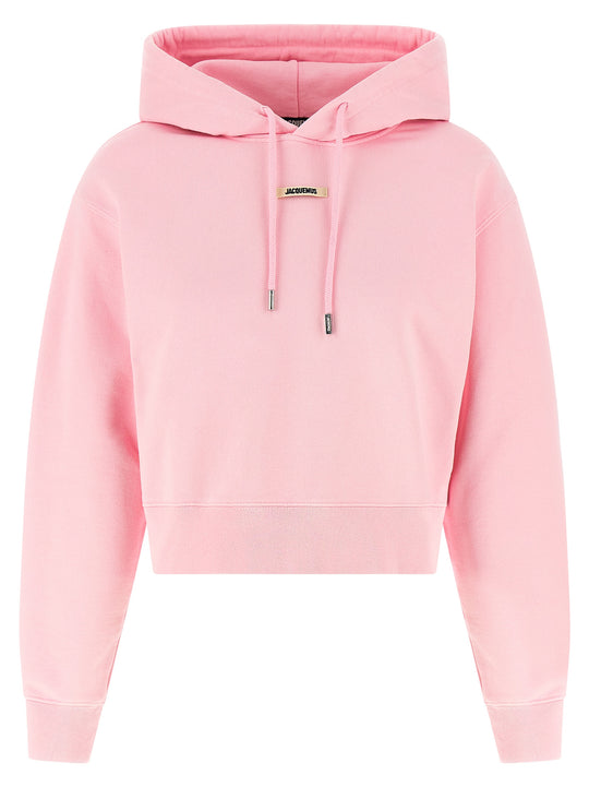 Le Hoodie Gros-Grain Sweatshirt Pink