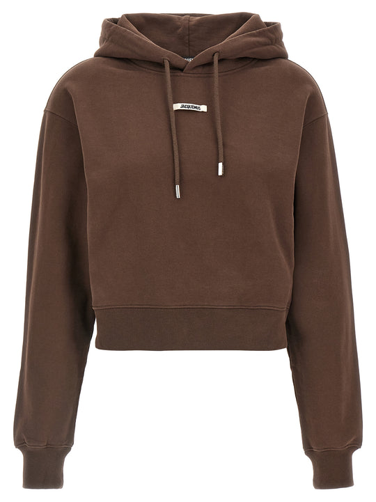 Le Hoodie Gros-Grain Sweatshirt Brown