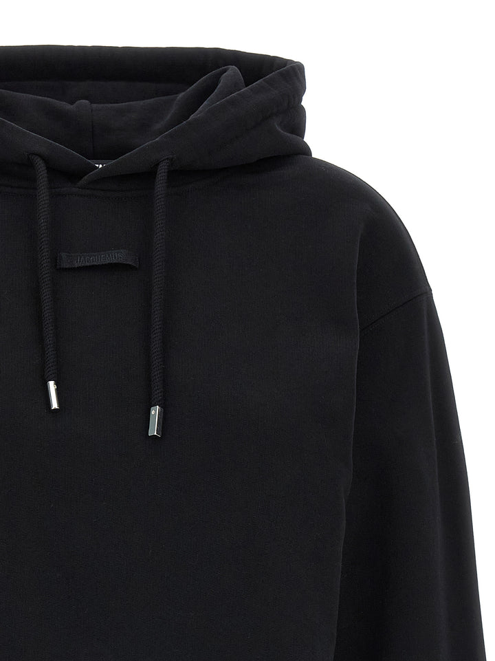 Jacquemus Le Hoodie Gros-Grain Sweatshirt - Black | 8295a86873dc425c9350f50b3bdfc5646bb5b688