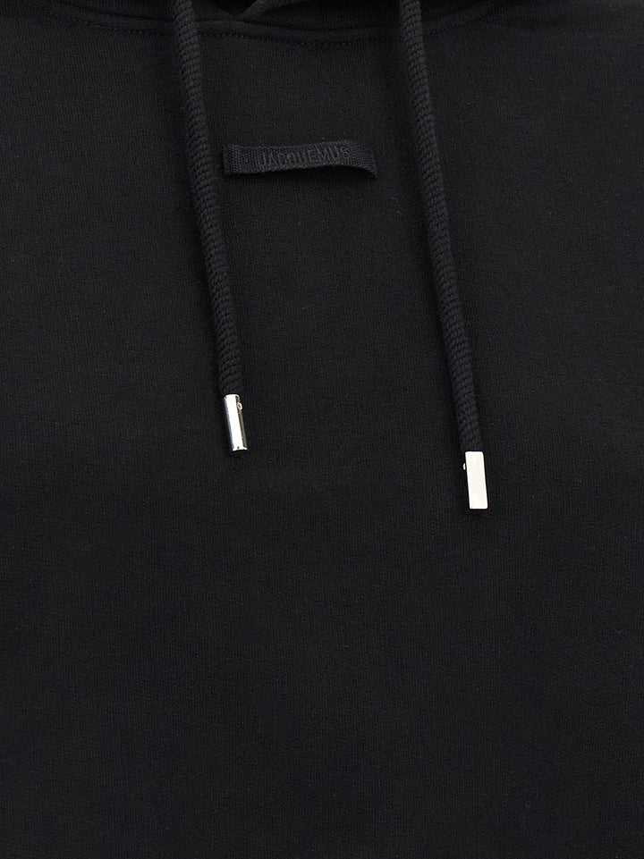 Jacquemus Le Hoodie Gros-Grain Sweatshirt - Black | 8b0c92d1ca7e54cf2bd49f1ebb1693bbc3380e78