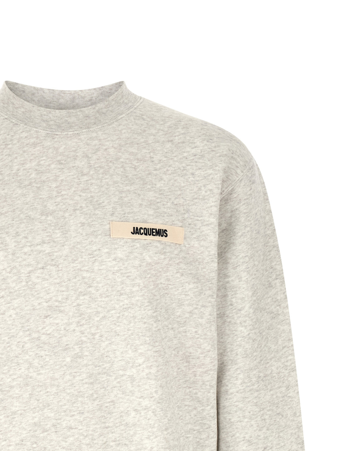 Jacquemus Le  Gros Grain Sweatshirt - Gray | 91af96852b935cc3d4aebc54baf582a9d4435afe
