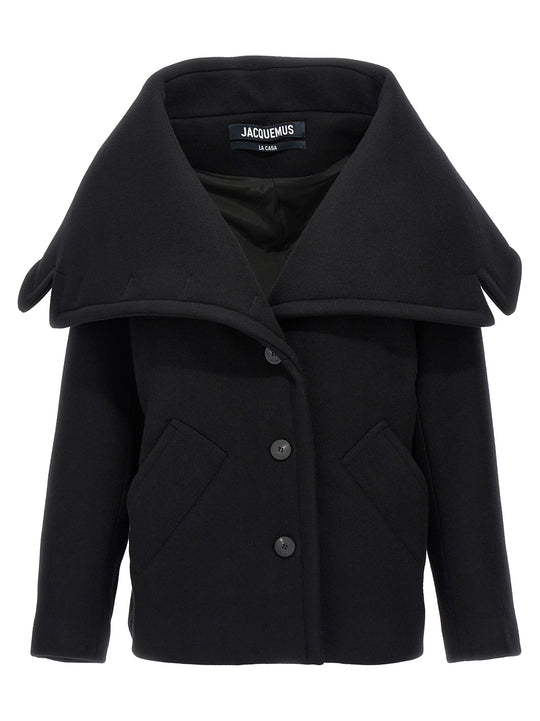 Le Caban Caruso Coats And Trench Coats Black