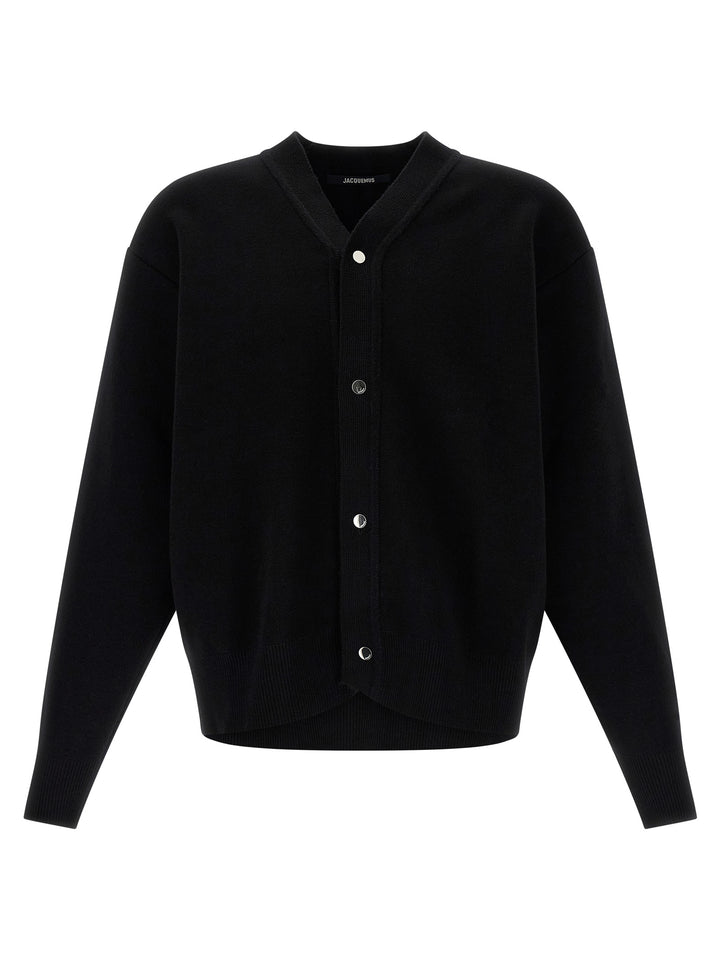 Jacquemus Le Cardigan Doppio Sweaters and Cardigans - Black | 3b425ce639604605da1dec91f9f48656c4eff3f3