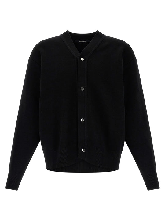 Le Cardigan Doppio Sweaters And Cardigans Black