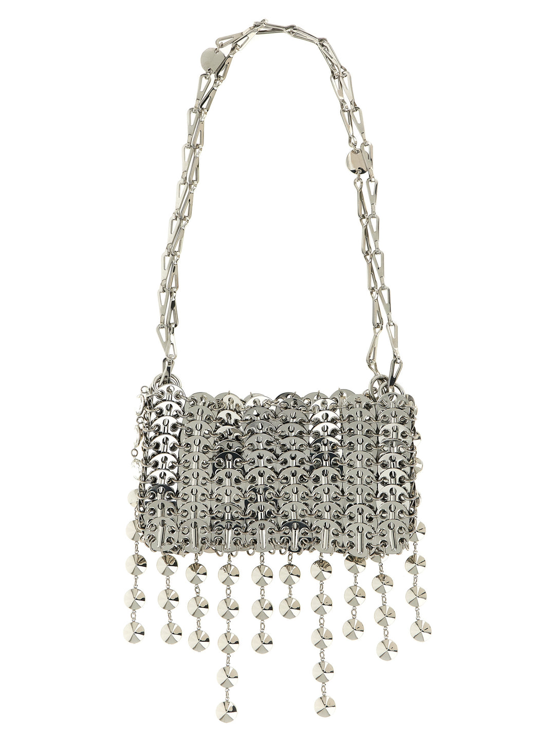 Paco Rabanne 1969 Strass Nano Shoulder Bags - Silver | 16d1543ac33f8d78c67ea06b75f31c982073c6bb