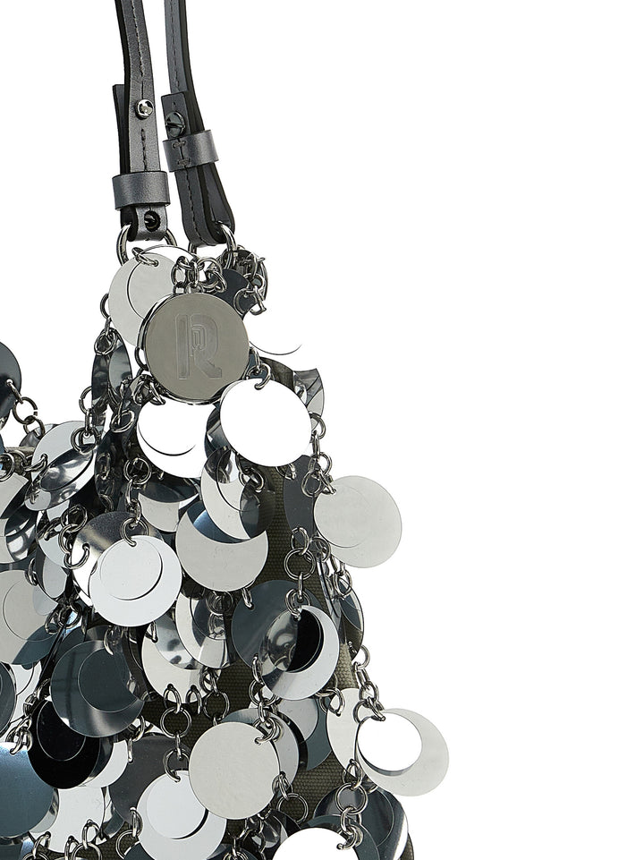 Paco Rabanne Silver Sparkle Discs Large Shoulder Bags - Silver | a19d8e9bec0b27ffaf4ebf45ae94ae03241f26e5