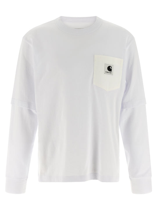 Capsule Sacai X Carhartt Wip T-Shirt White