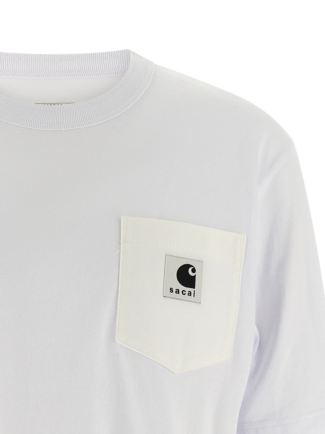 Sacai Capsule Sacai X Carhartt Wip T-shirt - White | d430627792d38d6164ff6c705f7781fc9bd61a0a